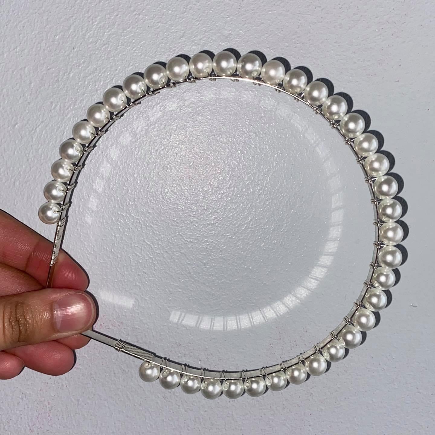 White Pearl Hairband