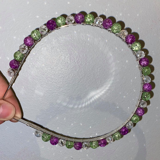 Green & Purple Hairband